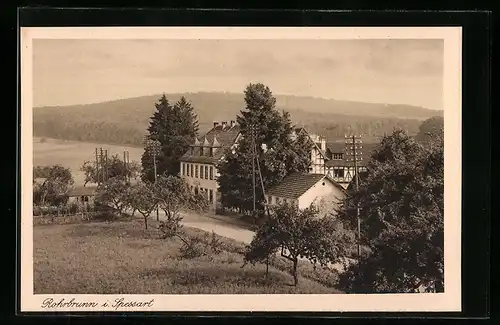 AK Rohrbrunn im Spessart, Gasthaus zum Hochspessart