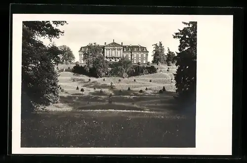 AK Burgscheidungen bei Laucha a. Unstrut, Blick zum Schloss