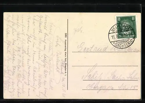 AK Sebnitz i. Sa., Totalansicht aus der Vogelschau