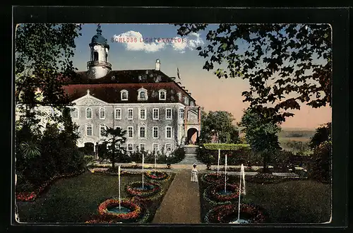 AK Lichtenwalde im Zschopautal, Blick zum Schloss