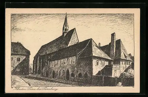 Künstler-AK Lüneburg, Kloster Lüne