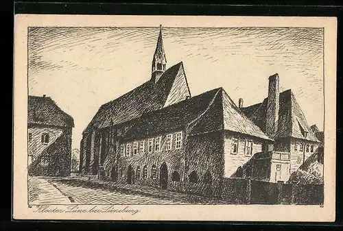 Künstler-AK Lüneburg, Kloster Lüne