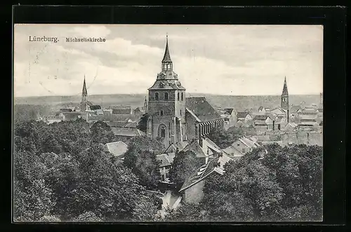 AK Lüneburg, Blick zur Michaeliskirche