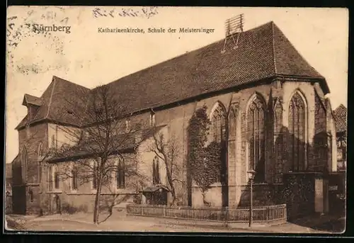 AK Nürnberg, Katharinenkirche, Schule der Meistersinger