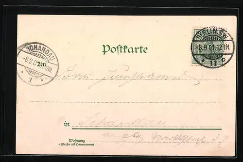 Mondschein-Lithographie Berlin, Cafe Bauer Unter den Linden