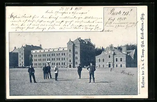 AK Karlsruhe, Grenadier-Kaserne der 3. und 4. Komp.
