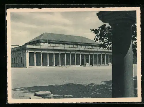 AK Karlsruhe, Festhalle am Platz der SA