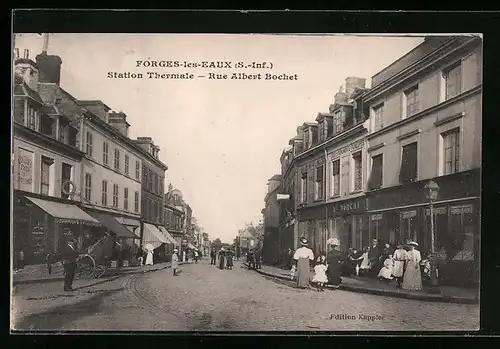 AK Forges-les-Eaux, Station Thermale, Rue Albert Bochet