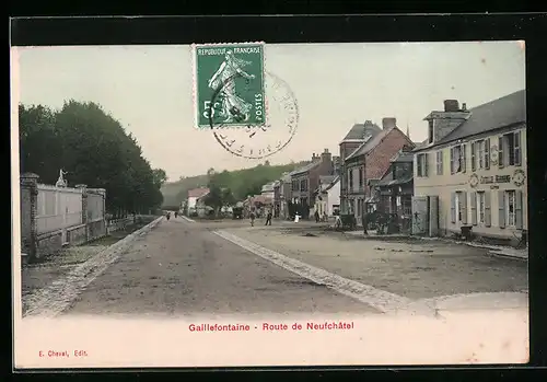 AK Gaillefontaine, Route de Neufchatel
