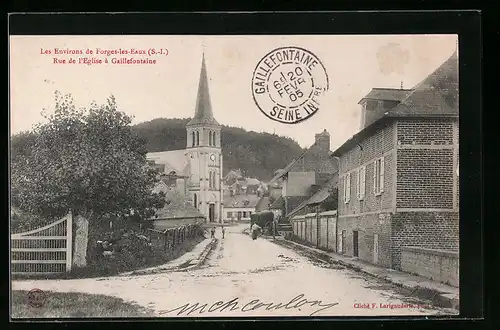 AK Gaillefontaine, Rue de l`Eglise