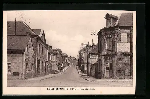 AK Gaillefontaine, Grande Rue