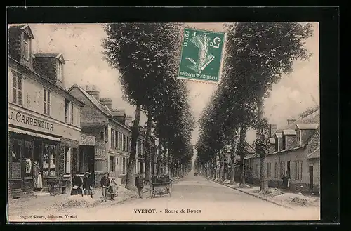 AK Yvetot, Route de Rouen