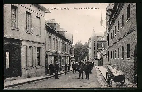 AK Yvetot, Rue de la Republique