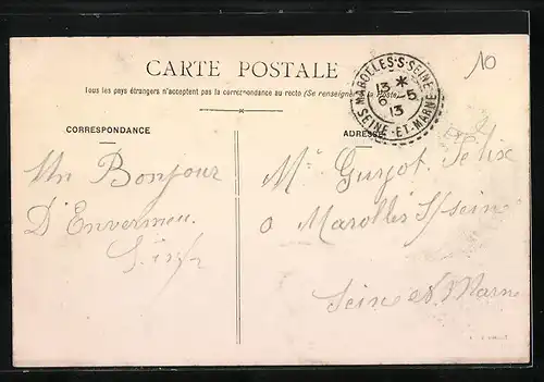 AK Envermeu, Route de Dieppe