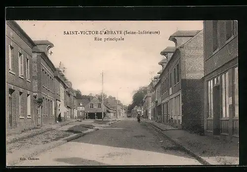 AK Saint-Victor-l`Abbaye, Rue principale