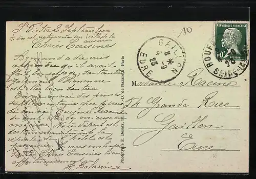 AK Saint-Victor-l`Abbaye, Rue principale