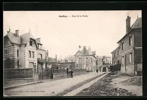 AK Auffay, Rue de la Poste