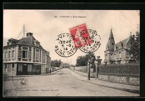 AK Yvetot, Rue Hèdelin