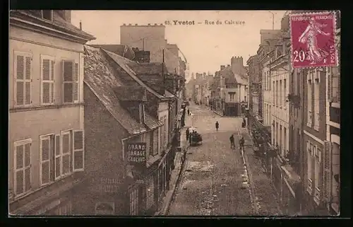 AK Yvetot, Rue du Calvaire