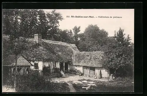 AK St-Aubin-sur-Mer, Habitations de pecheurs