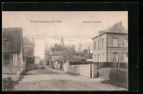 AK Saint-Aubin-sur-Mer, Entrèe principale