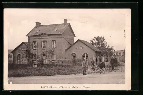 AK Bourville, La Mairie-L`Ecole