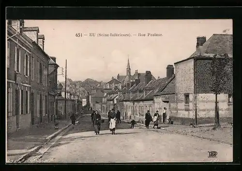 AK Eu, Rue Pasteur