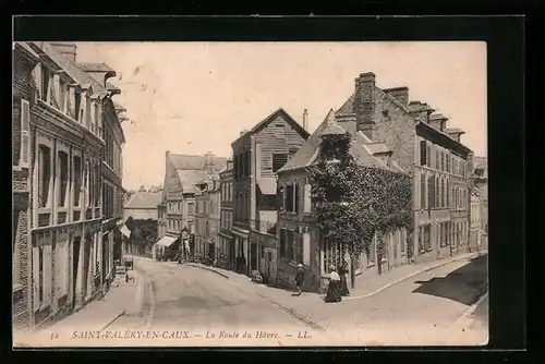 AK Saint-Valèry-en-Caux, La Route du Havre