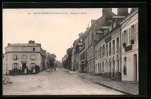AK Saint-Valèry-en-Caux, Route du Havre