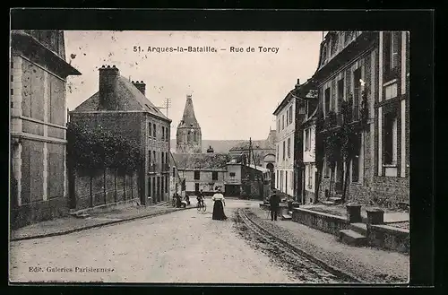 AK Arques-la-Bataille, Rue de Torcy