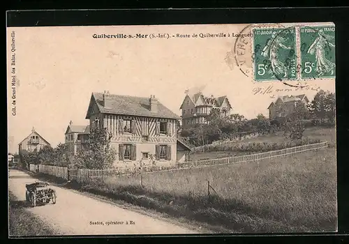 AK Quiberville-sur-Mer, Route de Quiberville à Longueil