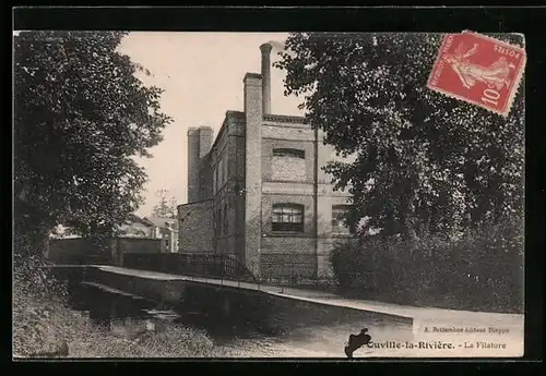 AK Ouville-la-Rivière, La Filature