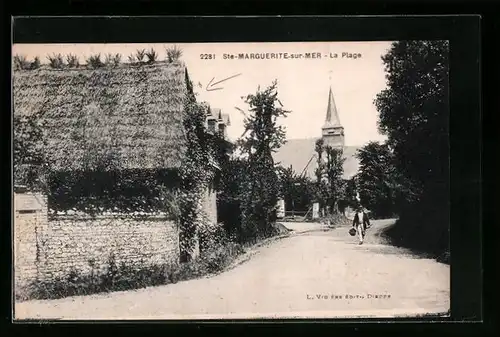 AK Ste-Marguerite-sur-Mer, La Plage
