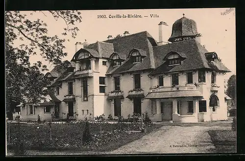 AK Ouville-la-Rivière, Villa