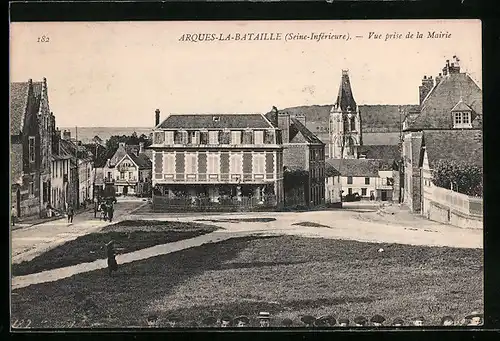 AK Arques-la-Bataille, Vue prise de la Mairie
