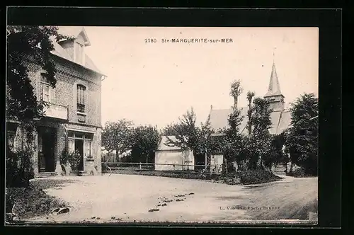 AK Ste-Marguerite-sur-Mer, Ortspartie