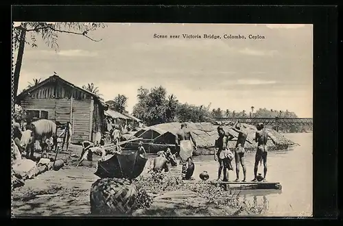 AK Colombo, Scene near Victoria Bridge