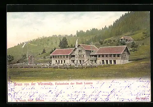 AK Schwarzenberg, Ferienheim Würzenalp