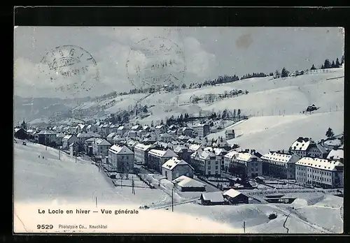 AK Le Locle, Vue generale