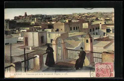 AK Sousse, Panorama pris de la terrasse de l`Eglise