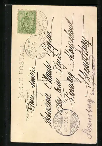 AK Tunis, Minaret de la gde. Mosquee