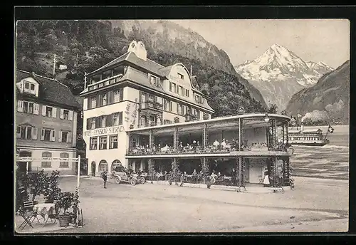 AK Flüelen a. Vierwaldstättersee, Hotel und Pension Sternen