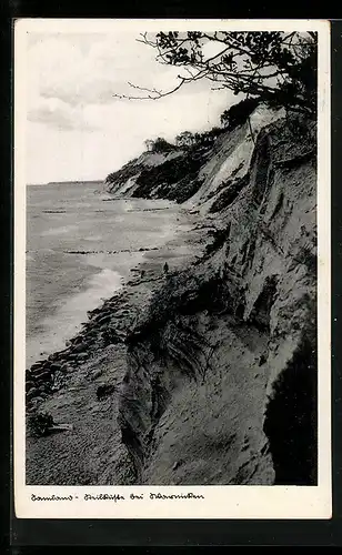 AK Warnicken, Blick auf die Steilküste