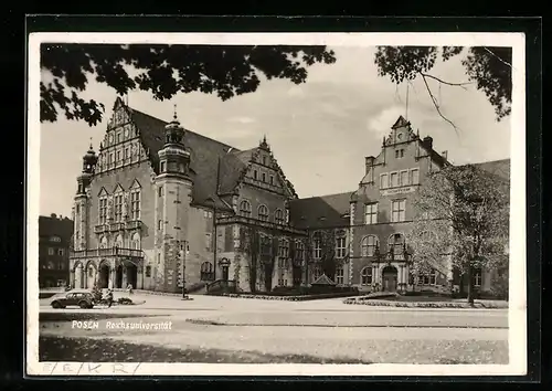 AK Posen / Poznan, an der Reichsuniversität