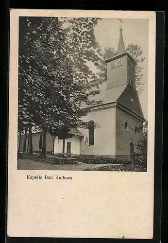 AK Bad Kudowa, Blick zur Kapelle