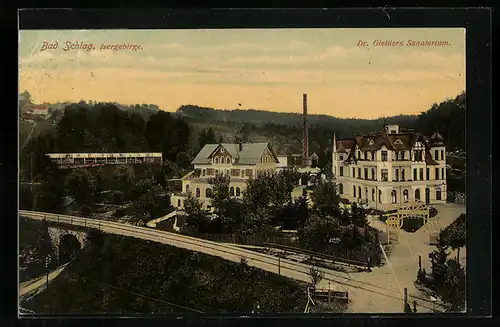 AK Bad Schlag, Dr. Glettlers Sanatorium