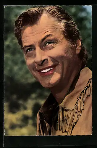 AK Schauspieler Lex Barker in Winnetou