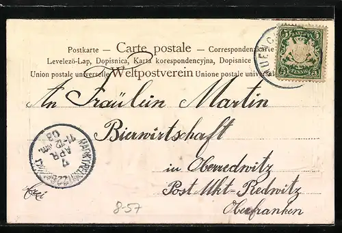 Lithographie München, Ortsansicht, Neuhauserstrasse, Münchner Kindl