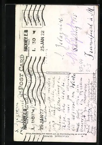 AK London, Briefträger in Uniform