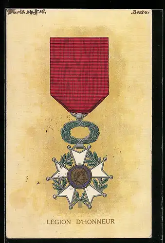 AK Legion d`Honneur, Orden